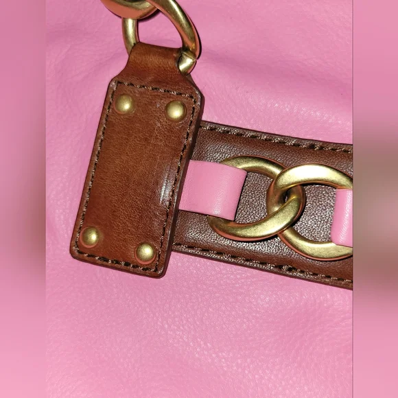 Super rare Y2k huge Juicy Couture pink burgundy bag - Picture 11 of 16